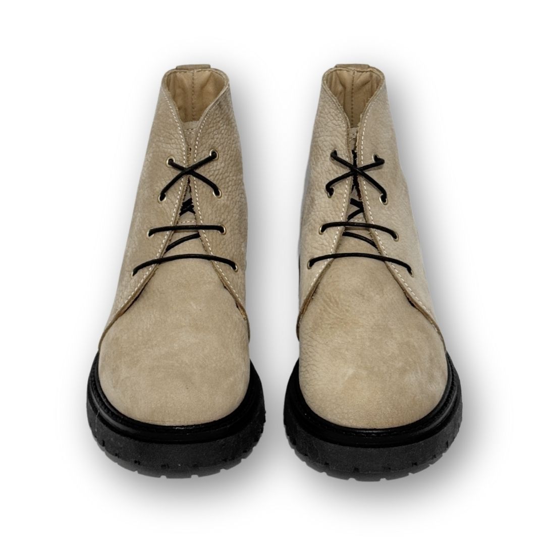 MastroDomenico Women's Handcrafted Winter Shoes – Oregon Sand 