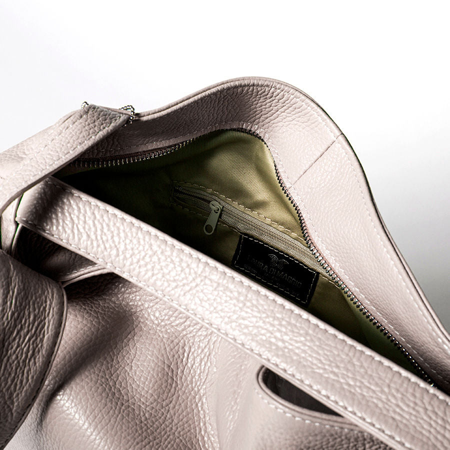 VENICE - Pink Dollar Leather Backpack/Bag
