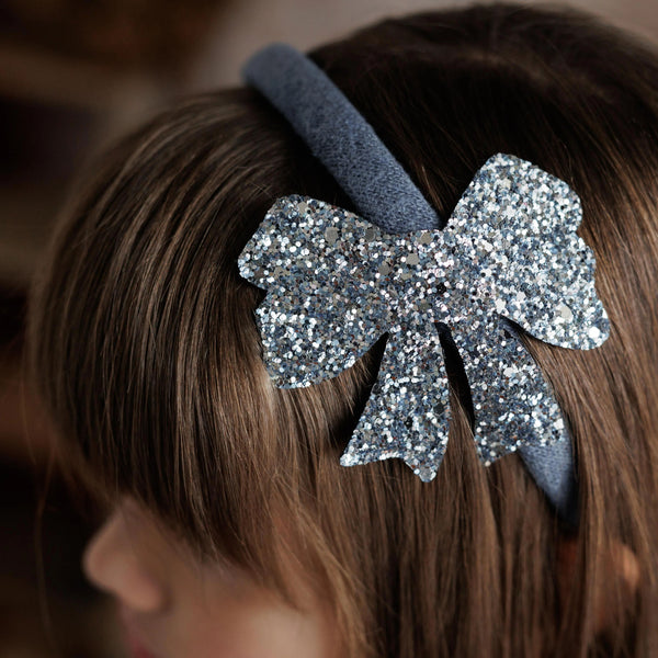GLITTER BOW HEADBAND