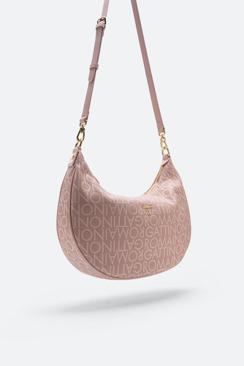 Hobo Bag Charlie Rosa Medium