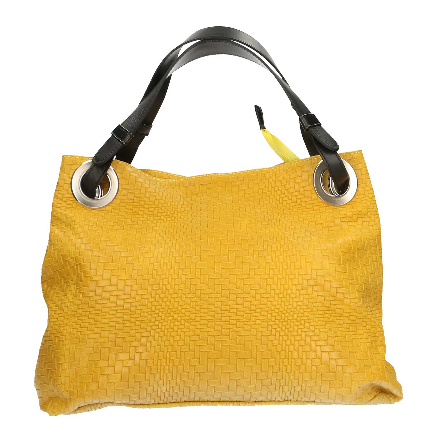 Women's Handbag Woven Leather Print - 38x28x10 Cm - 80059 