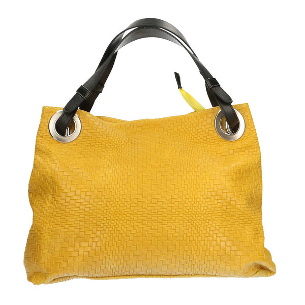 Women's Handbag Woven Leather Print - 38x28x10 Cm - 80059 