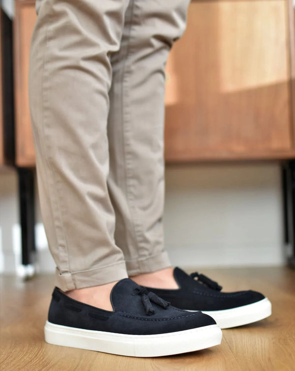 SALINA - Navy Suede