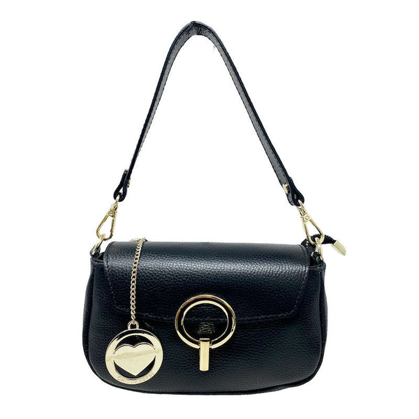 Borsa Clutch piccola da donna con anello - Bolgheri k063
