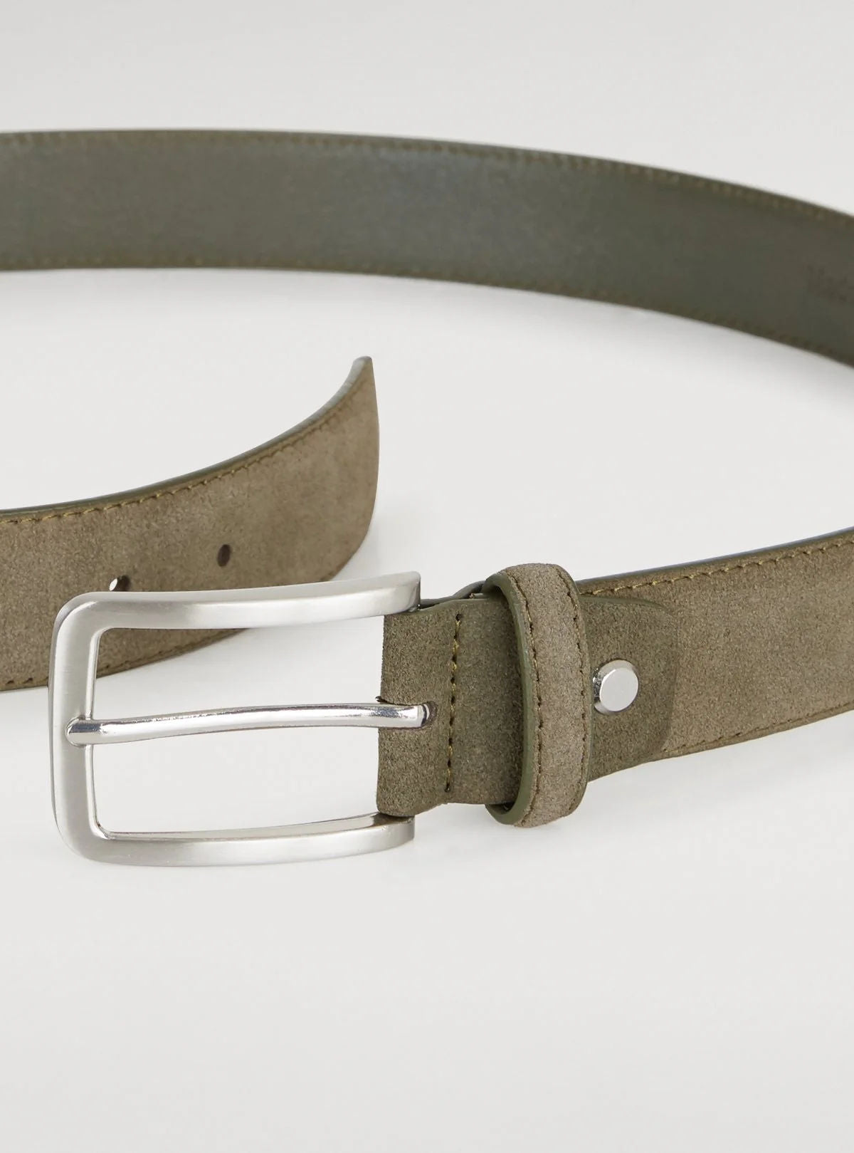 Suede belt