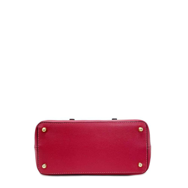 Women's Shoulder Bag Saffiano Leather Handmade - Cefalu' 3303. 