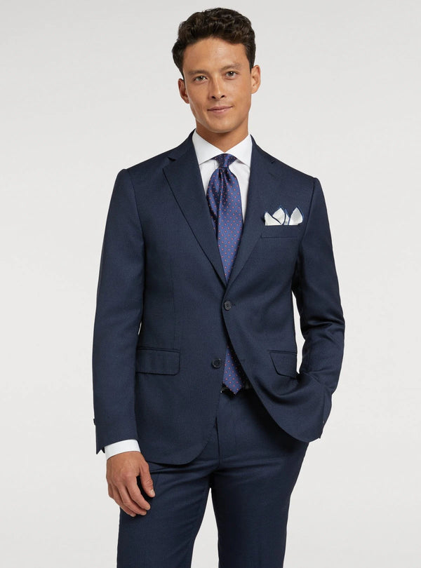 Classic Bird's Eye Blue Suit