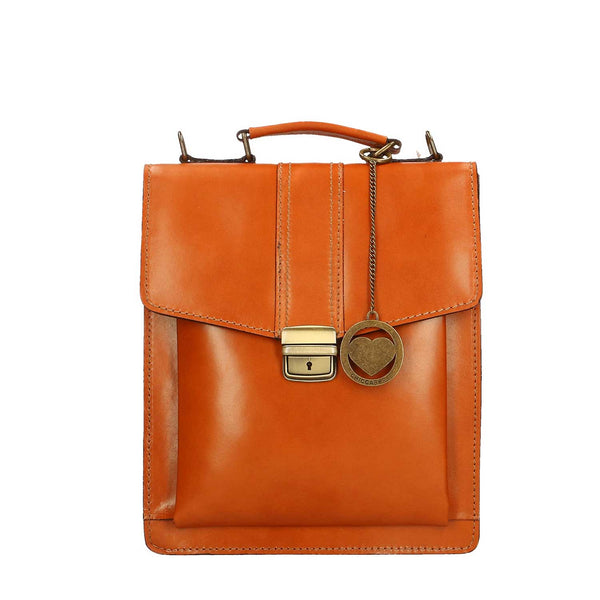 Business bag, men's leather bag - 27x32x10 cm - 7012 