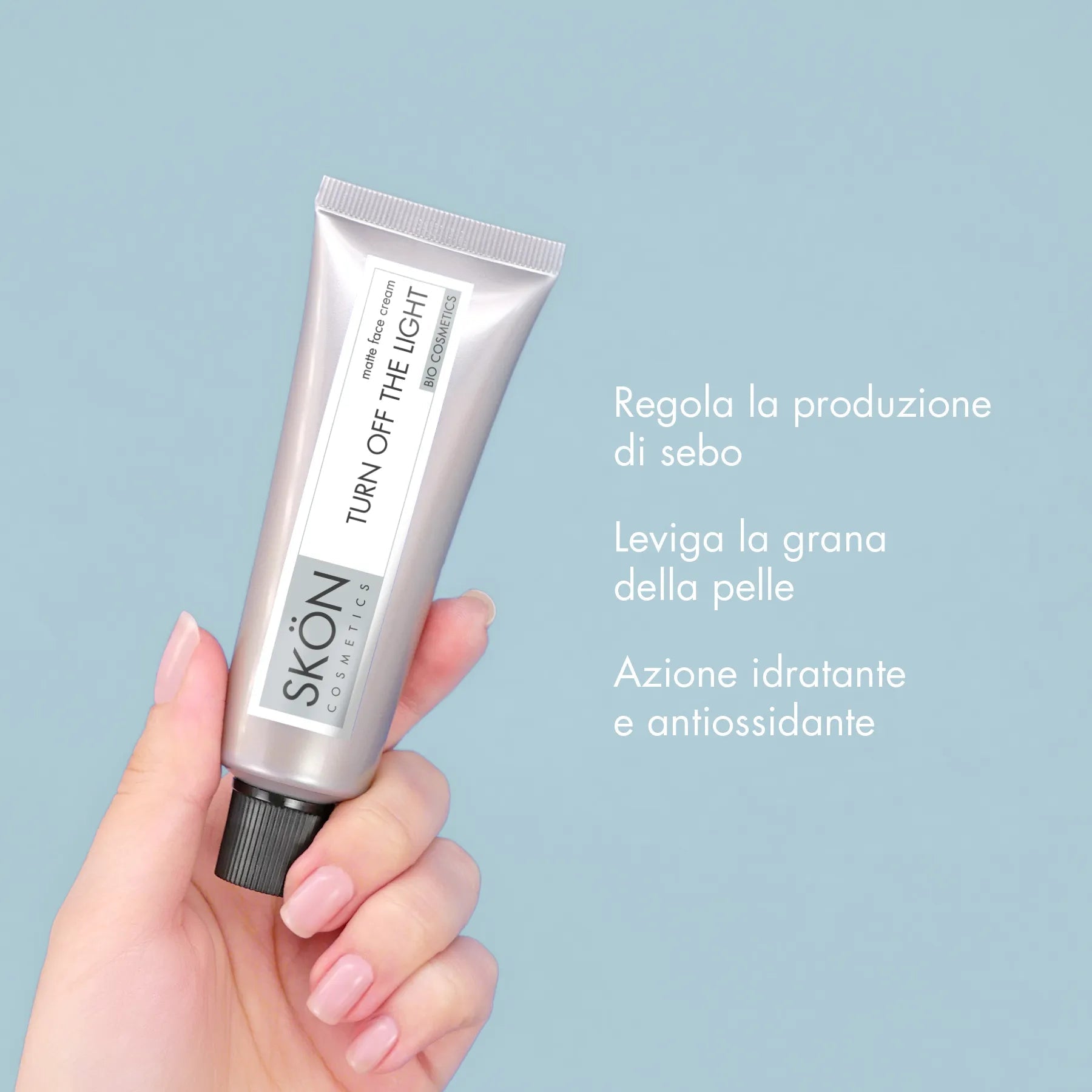 Anti-shine mattifying matte effect