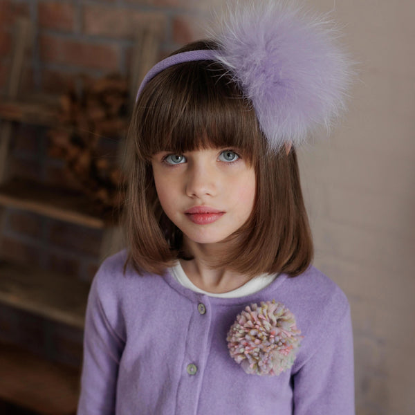 LARGE POMPOM HEADBAND
