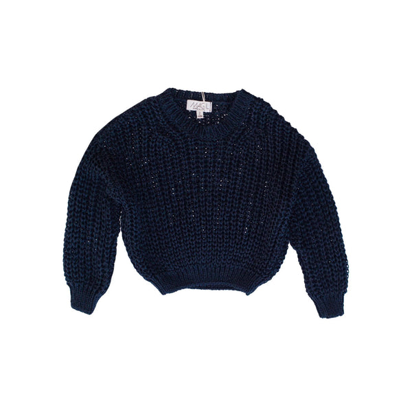 PULLOVER LAVORATO A PUNTO LARGO