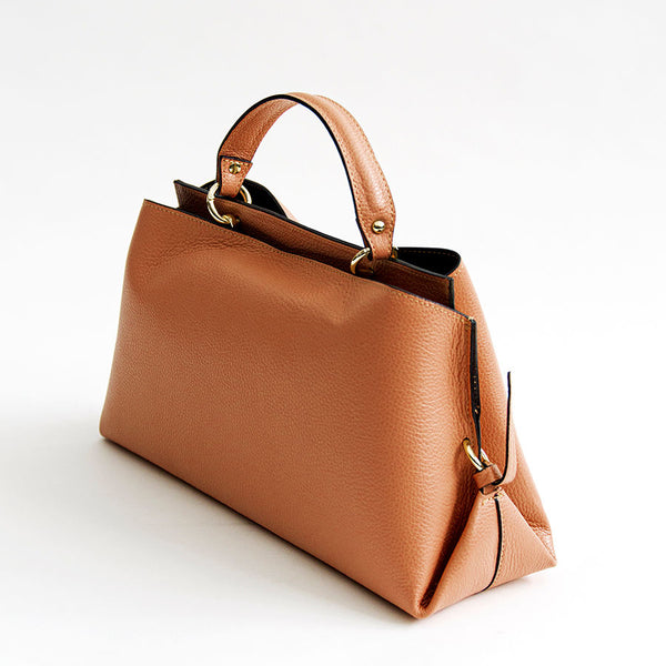 ALEXA IT/AM - structured bag in dollar leather