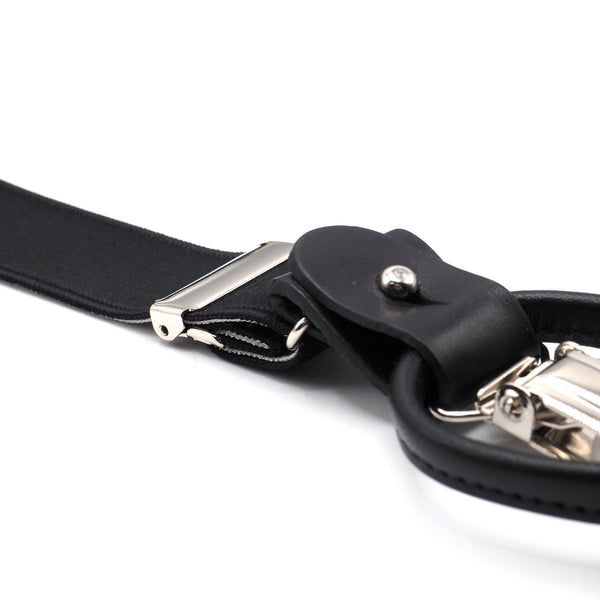 Elegant black suspenders