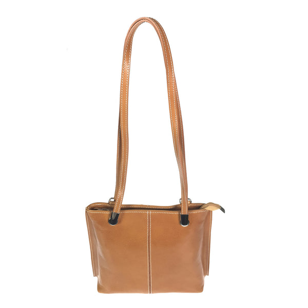 Women's Shoulder Bag in Soft Genuine Leather Made in Italy - 29x28x8 Cm - G1355 