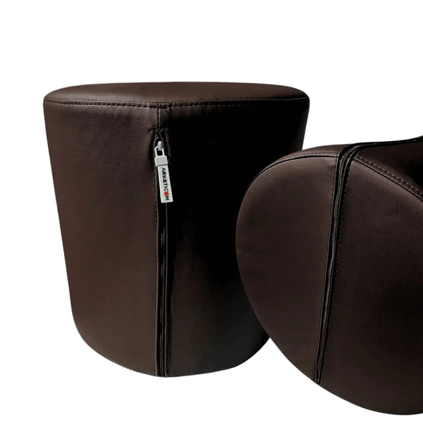 COVER CHILL ECO 55, Cylinder Pouf Cover in Eco-Leather 55x42