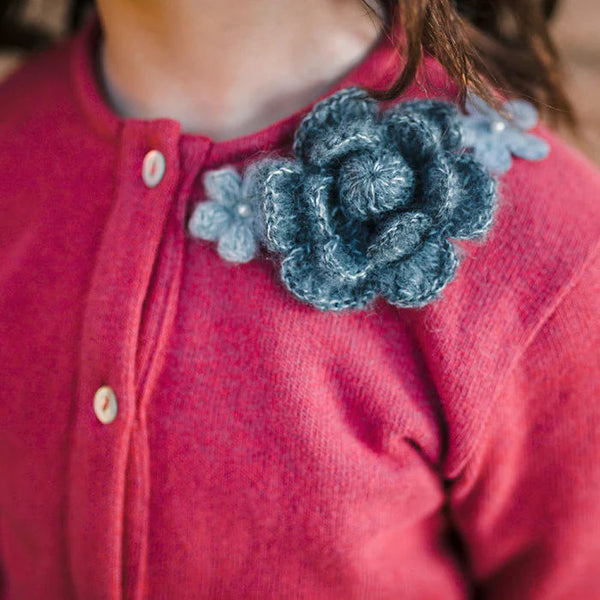 CARDIGAN CON FIORELLINI