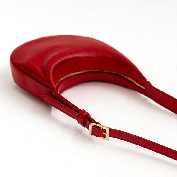 SUNNY - Sella in pelle rossa