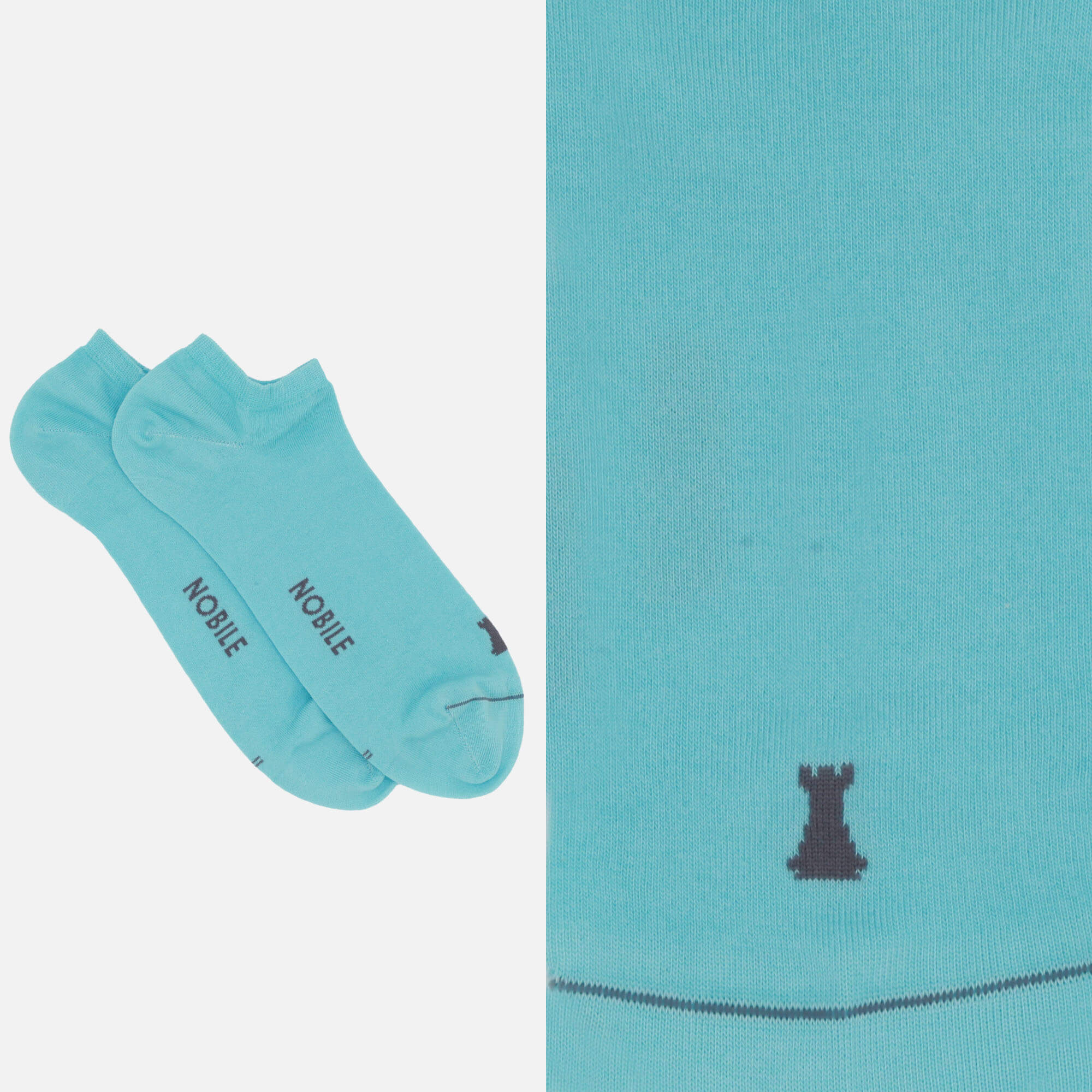 Pure Makò Cotton Ankle Socks - Solid Color 