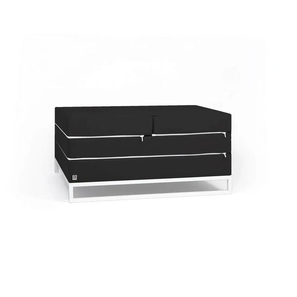 DIVERSO OUTDOOR, Outdoor Sofa Bed and Pouf 90x90 cm 