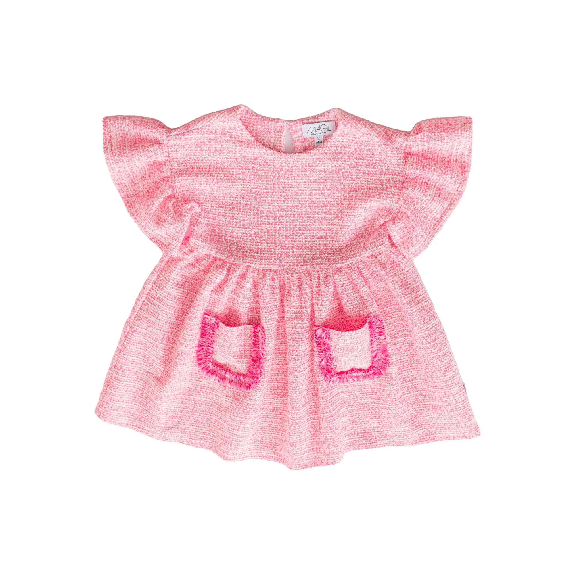 CHANEL-TYPE FABRIC DRESS
