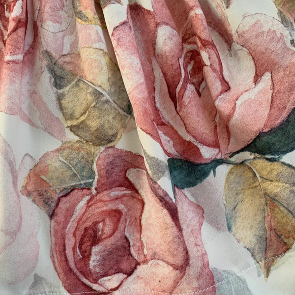 ROSE PRINT SKIRT