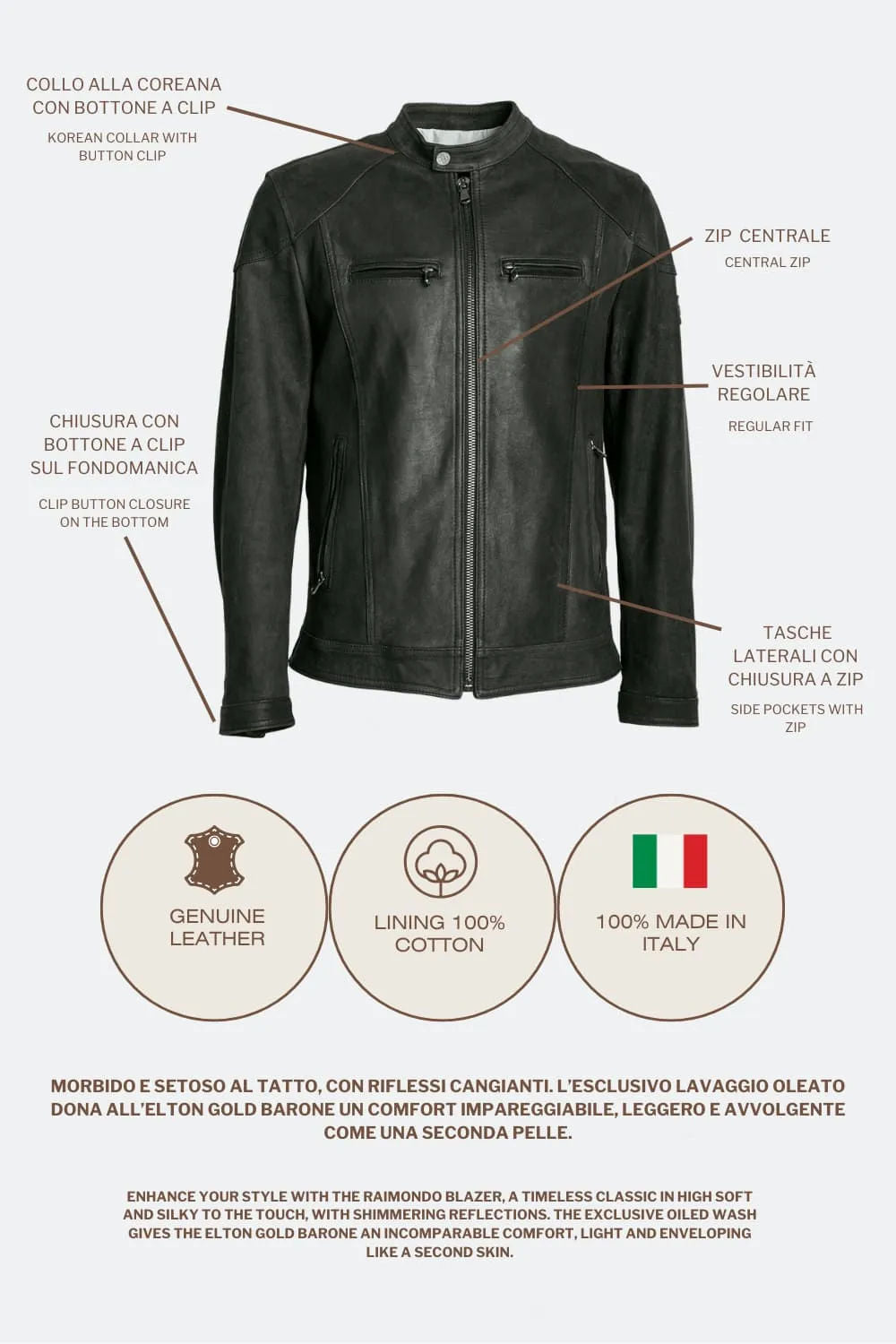 Elton Gold Oleato Nero