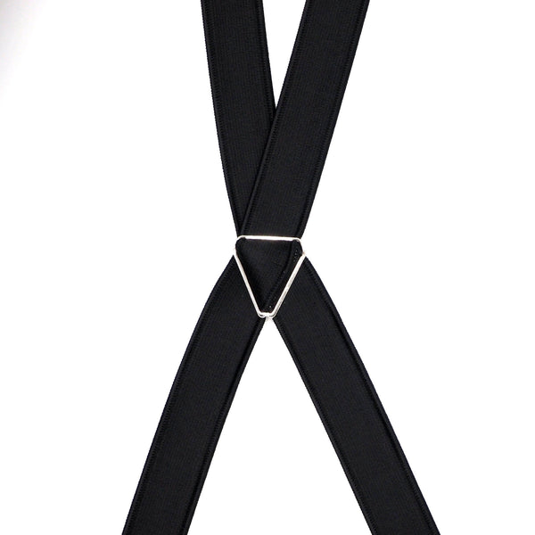 Elegant black thin braces