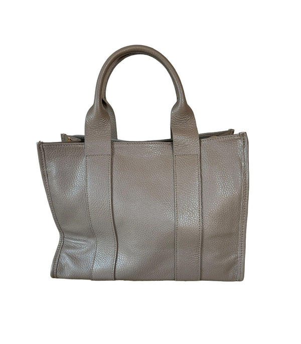 Totem Sacs Col Dark Taupe Real Leather