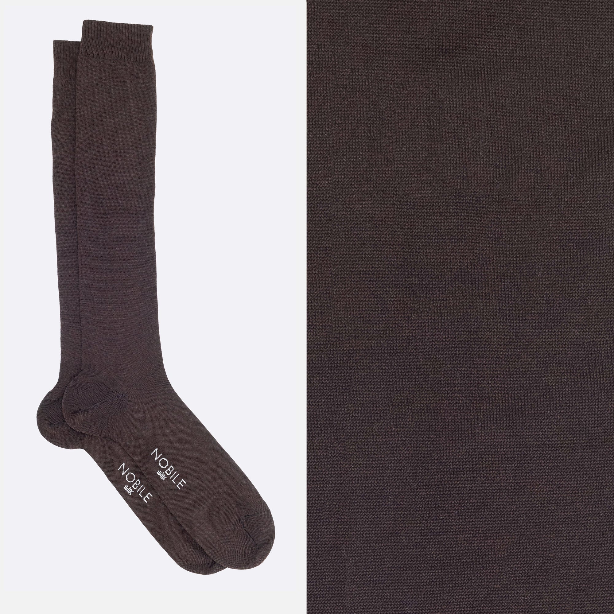 Nobile Luxury Essential - Calza lunga in pura seta di gelso