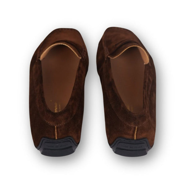 MastroDomenico Men's Handmade Moccasins - Dravite Brown