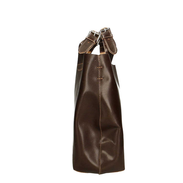 Large Leather Satchel Bag for Women - 44x30x13 cm - 9007 