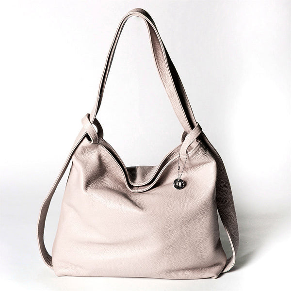 VENICE - Pink Dollar Leather Backpack/Bag