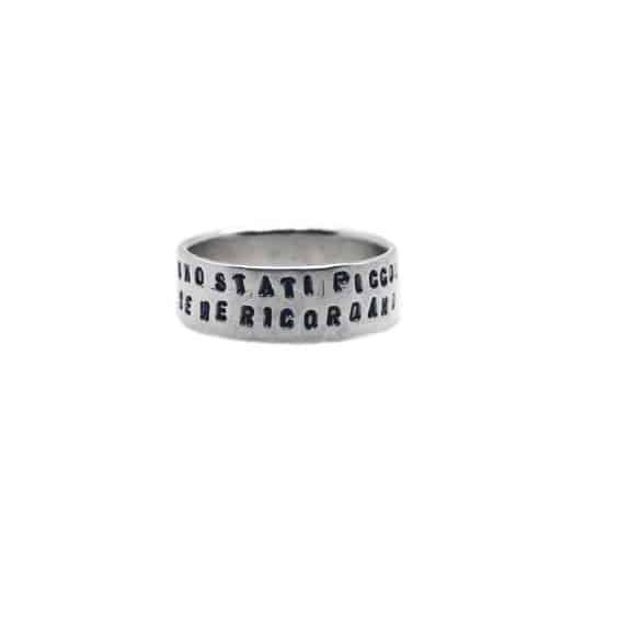 LA PROMESSA - ANELLO INCISIONE PERSONALIZZATA