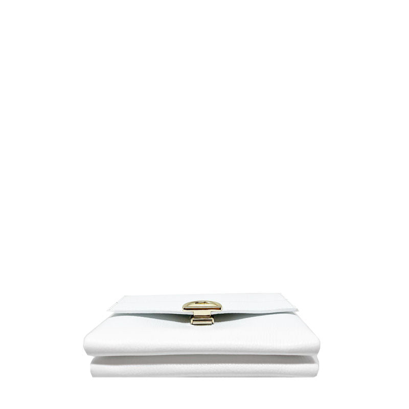 Small Clutch Bag Double Compartment Leather with Chain - K054 