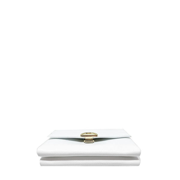 Small Clutch Bag Double Compartment Leather with Chain - K054 