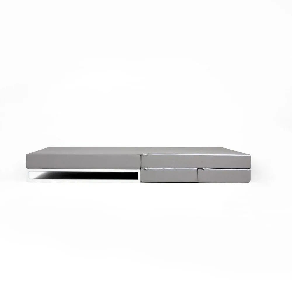 DIVERSO OUTDOOR, Outdoor Sofa Bed and Pouf 90x90 cm 