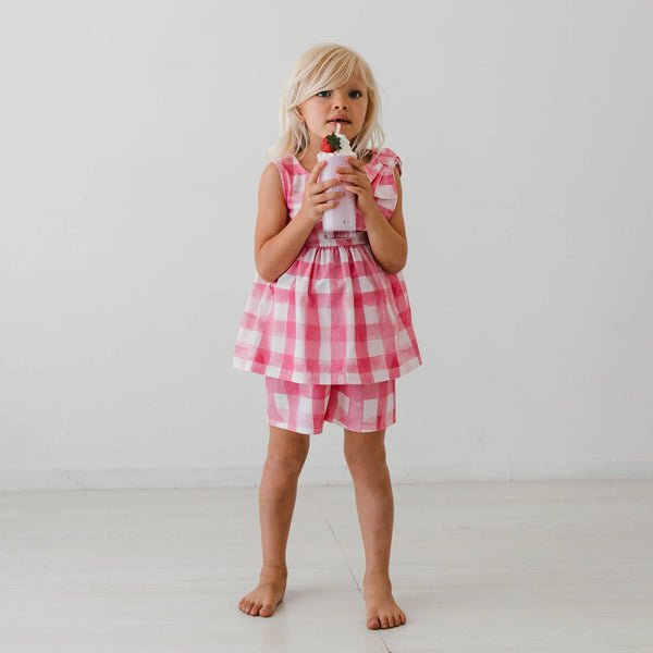 SHORTS IN COTONE A CARAMELLA