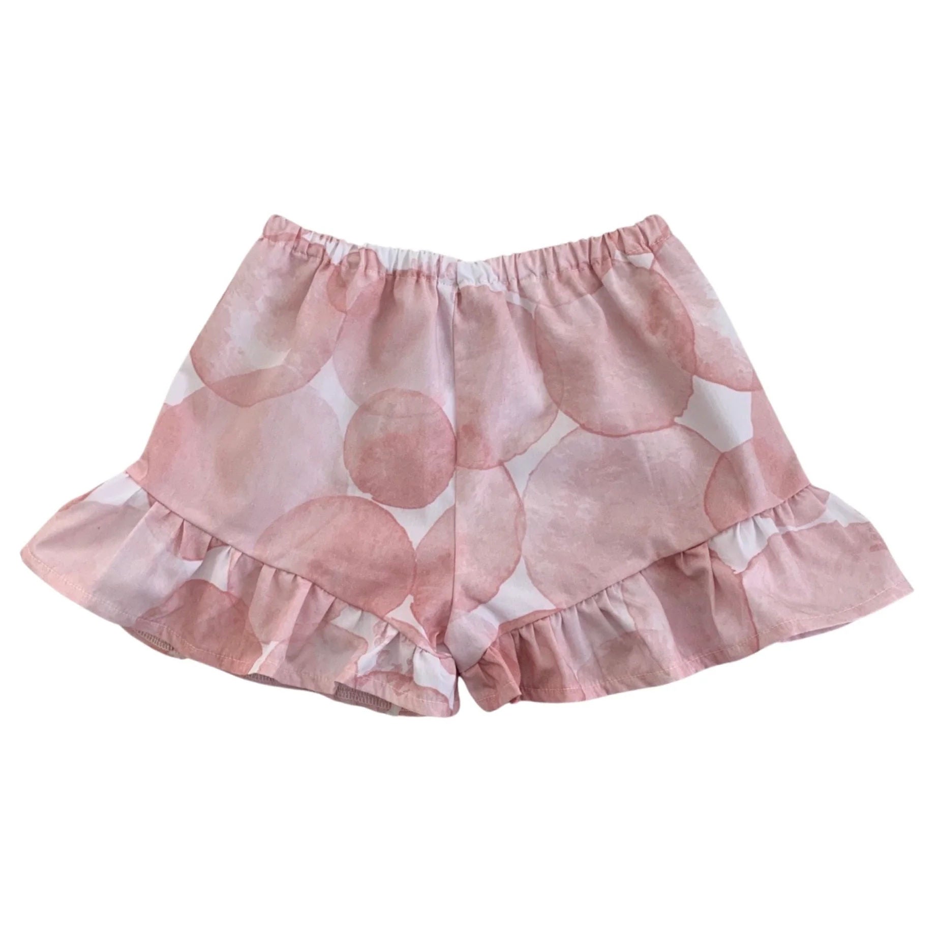 PRINTED CULOTTE WITH FRILLS