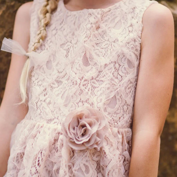 POWDER LACE DRESS