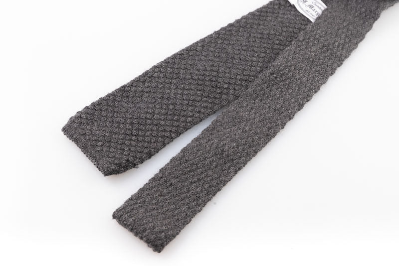Cravatta tricot in puro cashmere