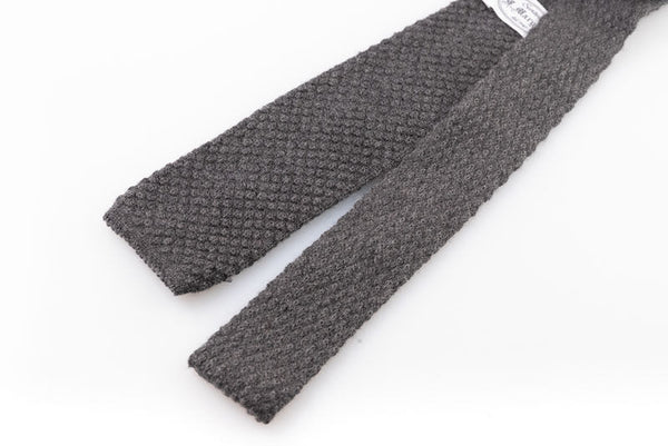 Pure cashmere tricot tie