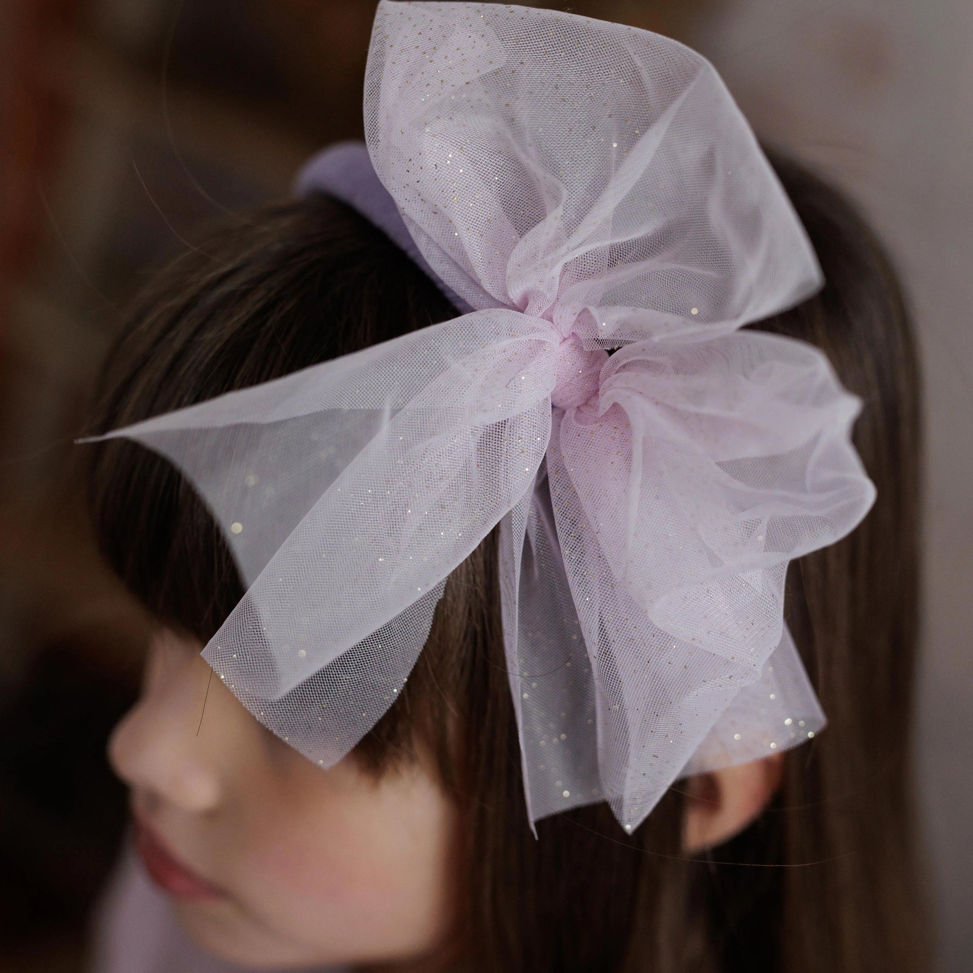 TULLE GLITTER HEADBAND