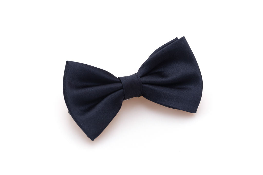 Elegant blue bow tie