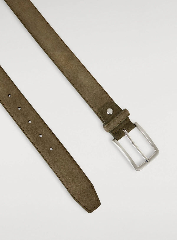 Suede belt