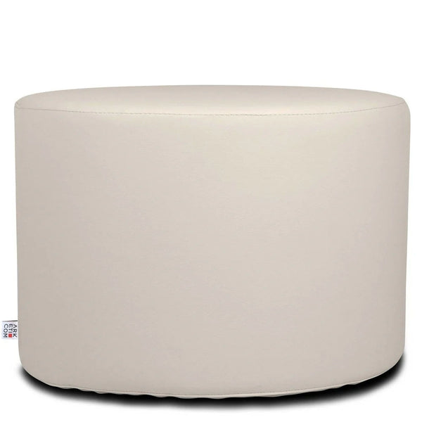 CHILL ECO 55, Round Footrest Pouf in Eco-Leather 55 x h42