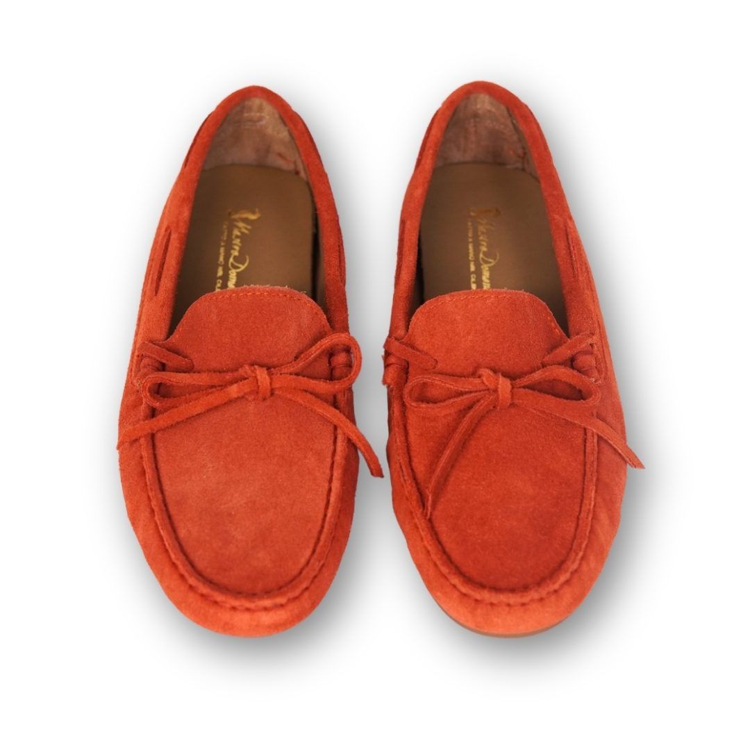 MastroDomenico Women's Handmade Moccasins - Essonite