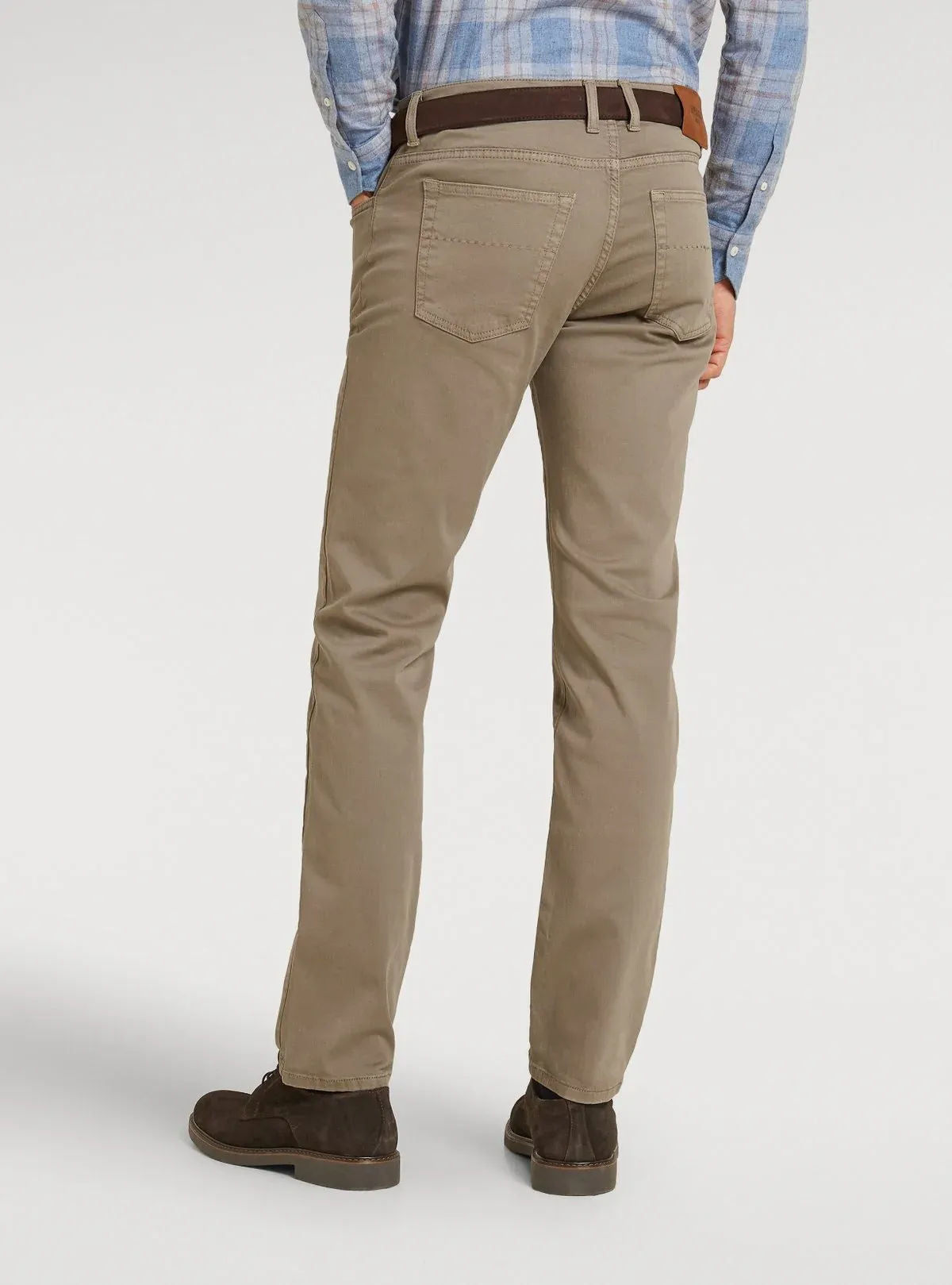 Pantalone 5 tasche in gabardine di cotone