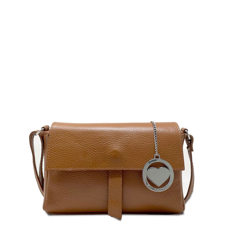 Borsa Clutch Piccola da Donna a Spalla in Pelle Dollaro - Saturnia K071.