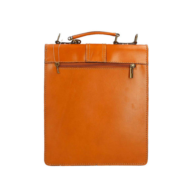 Borsa da lavoro, borsello da Uomo in pelle - 27x32x10 cm - 7012