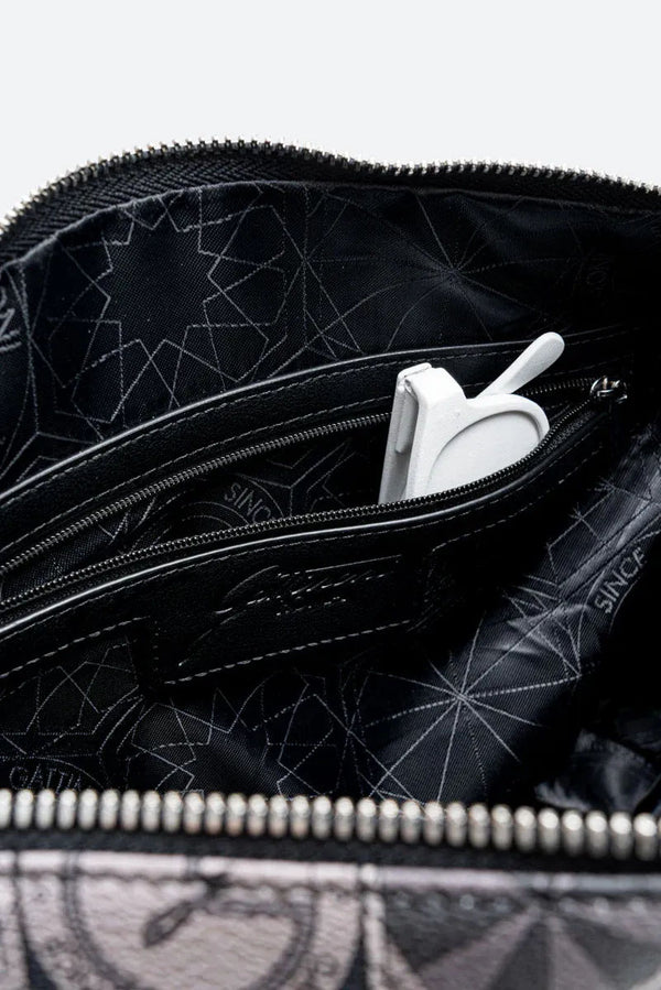 Teodosia Reversible Black shopping bag
